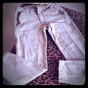 ABERCROMBIE distressed jeans relaxed taper W28L30